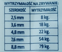 Taśma kablowa trytytka brązowa 200/3,6 100szt