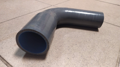 Kolano silikonowe 90st redukcyjne fi50/45 150x150 Kolano silikonowe 90st redukcyjne fi50/45 150x150