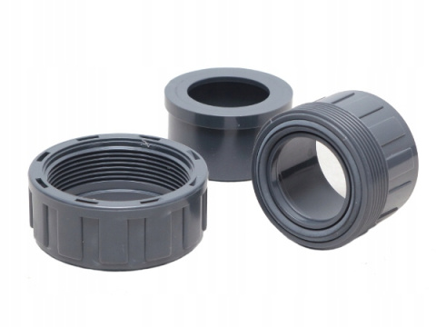 Dwuzłączka śrubunek z uszczelką PVC-U KW 50 Dwuzłączka śrubunek z uszczelką PVC-U KW 50