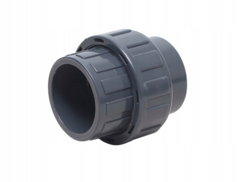 Dwuzłączka śrubunek z uszczelką PVC-U KW 75 Dwuzłączka śrubunek z uszczelką PVC-U KW 75