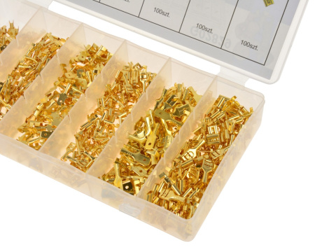 Zestaw konektorów samochodowych kablowych 600szt Zestaw konektorów samochodowych kablowych 600szt