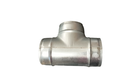 Trójnik T 90st ocynk went kominek PUR 355/355/355