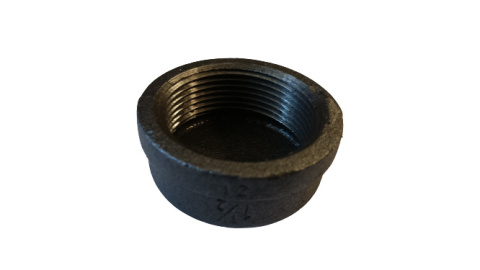 Zaślepka żeliwna czarna GW 4"