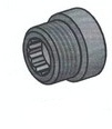 Przedłużka mosiądz GW/GZ 3/4" 25mm Przedłużka mosiądz GW/GZ 3/4" 25mm