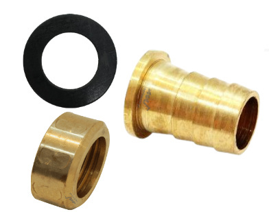 Złączka na wąż okrągła nakrętka mosiądz GW 3/4"x19 Złączka na wąż okrągła nakrętka mosiądz GW 3/4"x19