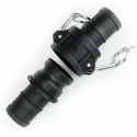 Camlock 4cale na wąż, gniazdo polipropylen E400