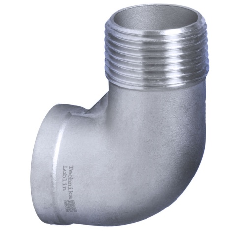 Kolano nyplowe 1/8" nierdzewne 90st GW/GZ Kolano nyplowe 1/8" nierdzewne 90st GW/GZ