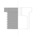 Zaślepka GW 1/4&amp;amp;amp;amp;amp;amp;quot; nierdzewna
