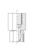 Złącze manometru 1/4&amp;quot; x GW M16x1,5