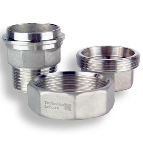 Śrubunek 3/4" nierdzewny, stożkowy GW/GW Śrubunek 3/4" nierdzewny, stożkowy GW/GW