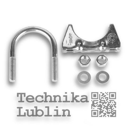 Obejma rury wydechowej, tłumika, katalizatora fi 120 Obejma rury wydechowej, tłumika, katalizatora fi 120