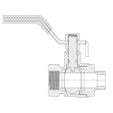 Zawór kulowy 3/8" GW/GZ 25bar typ104VA