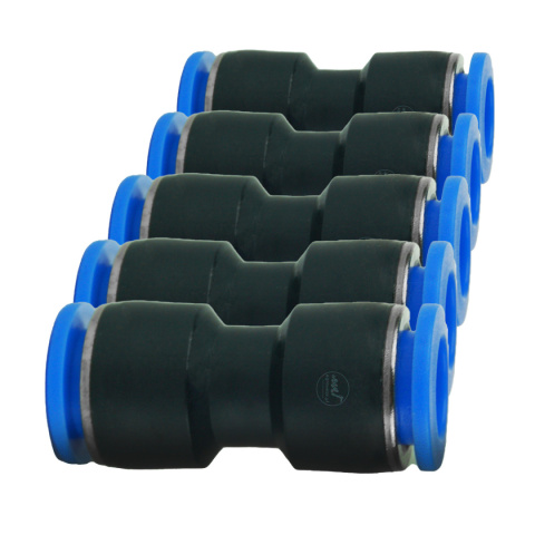 5szt. złączek do pneumatyki 6mm, prostych 5szt. złączek do pneumatyki 6mm, prostych