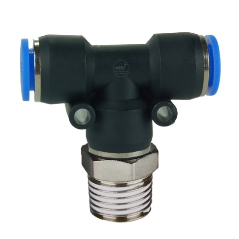 5szt. trójników do pneumatyki 6mm x 3/8"GZ x 6mm