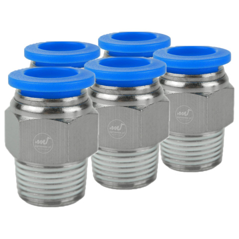 5szt. złączek do pneumatyki 16mm x 1/2" GZ 5szt. złączek do pneumatyki 16mm x 1/2" GZ