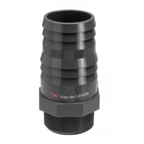 Końcówka węża 12mm x gz 1/4" PCV-U, Van de Lande Końcówka węża 12mm x gz 1/4" PCV-U, Van de Lande