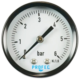 Manometr 0 - 2,5bar 50mm, suchy, tylny, GZ1/4