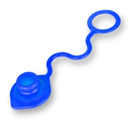 Zaślepka gniazda szybkozłącza niebieska 1/2