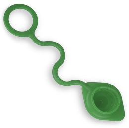 Zaślepka wtyku szybkozłącza zielona 1/2