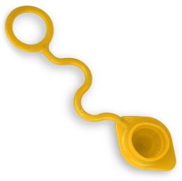 Zaślepka wtyku szybkozłącza zółta 1/2