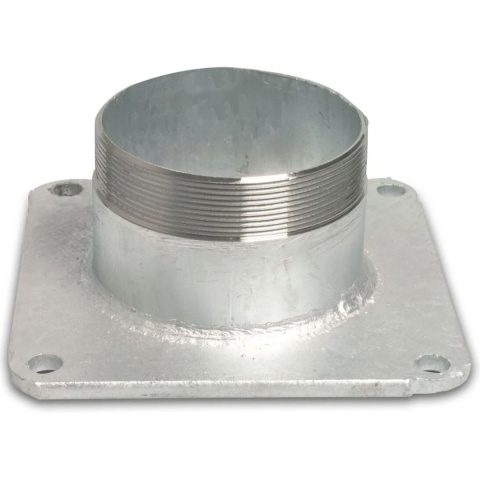 Kołnierz 5" kwadratowy z gwintem zewnętrznym