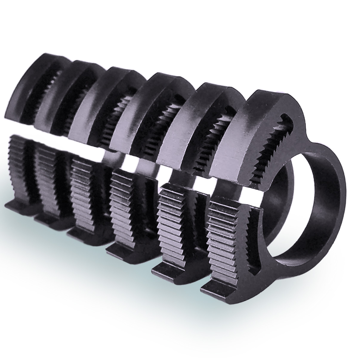 6 x zatrzaskowa nylon